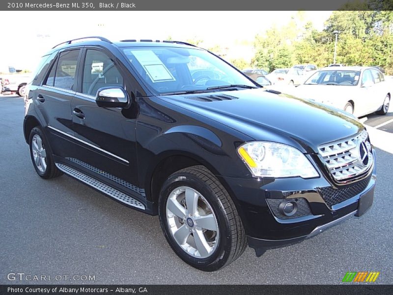 Black / Black 2010 Mercedes-Benz ML 350