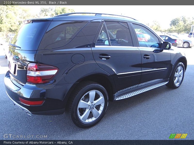 Black / Black 2010 Mercedes-Benz ML 350