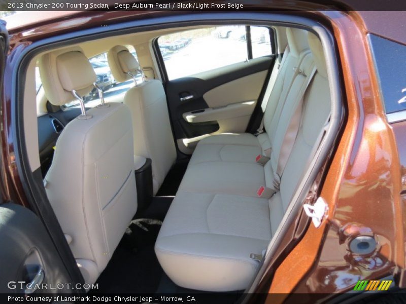 Deep Auburn Pearl / Black/Light Frost Beige 2013 Chrysler 200 Touring Sedan