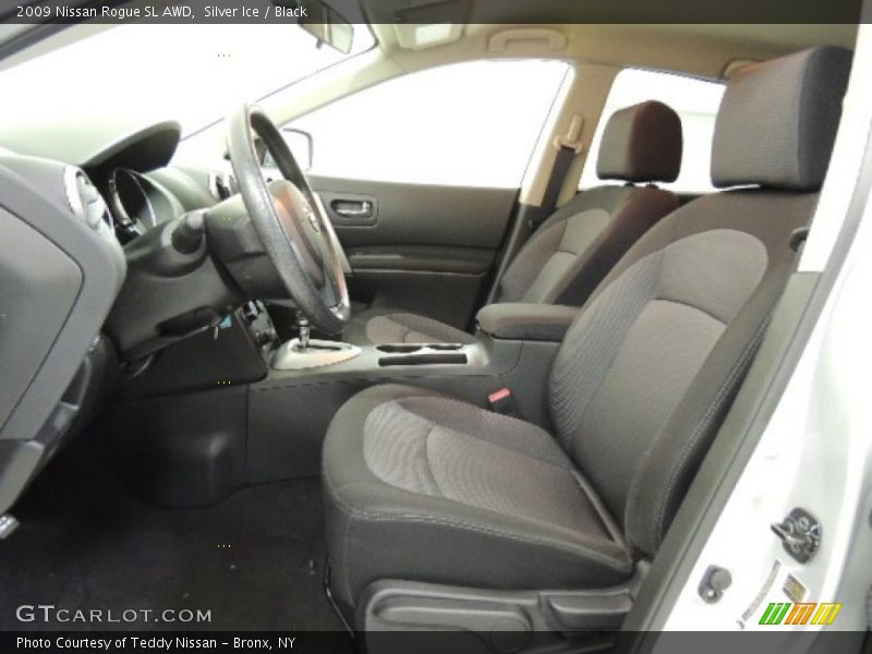 Silver Ice / Black 2009 Nissan Rogue SL AWD