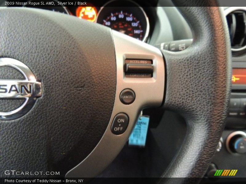 Silver Ice / Black 2009 Nissan Rogue SL AWD