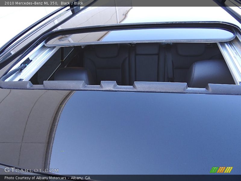 Black / Black 2010 Mercedes-Benz ML 350