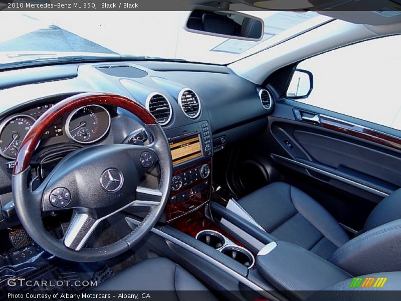 Black / Black 2010 Mercedes-Benz ML 350