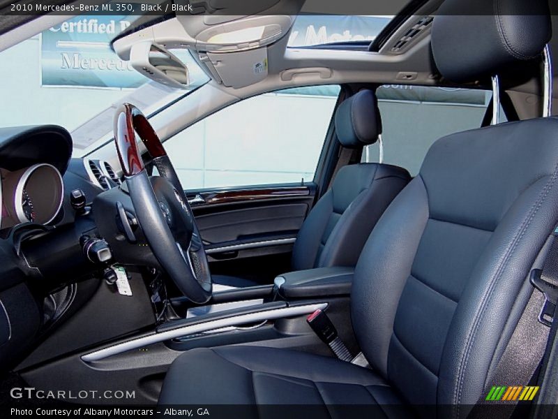 Black / Black 2010 Mercedes-Benz ML 350