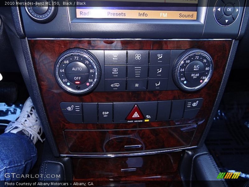 Black / Black 2010 Mercedes-Benz ML 350