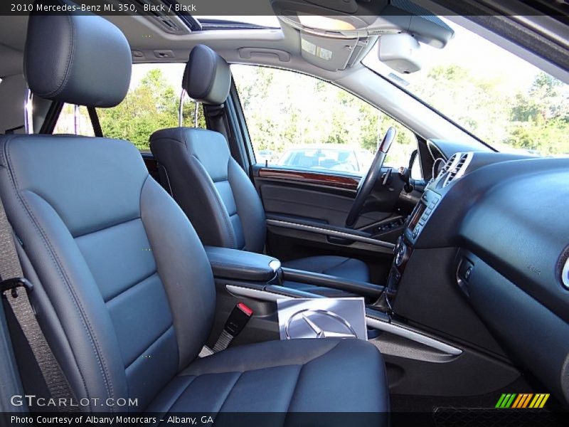 Black / Black 2010 Mercedes-Benz ML 350