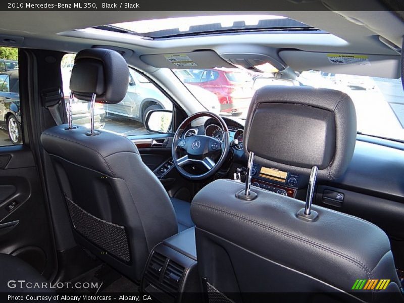 Black / Black 2010 Mercedes-Benz ML 350