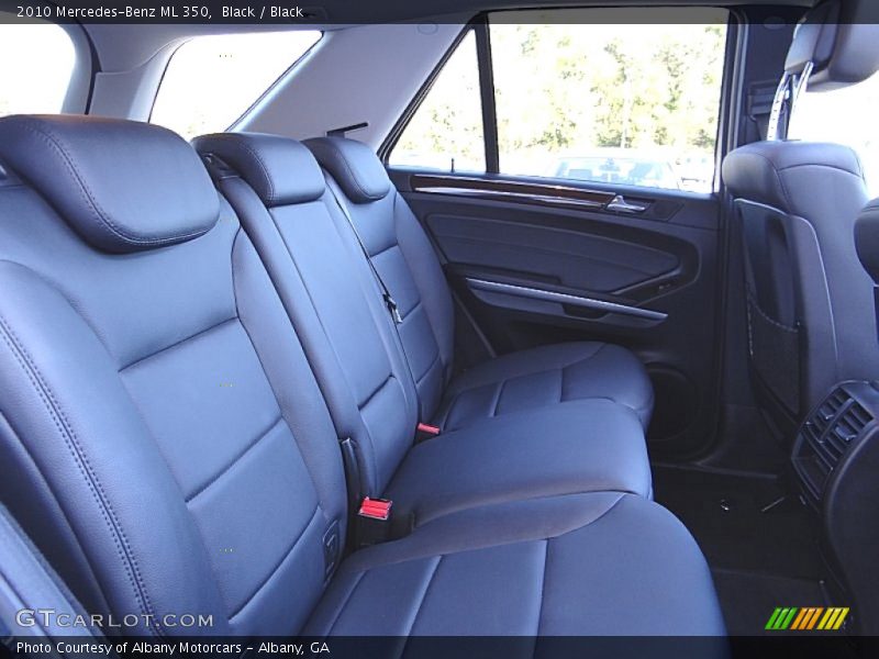 Black / Black 2010 Mercedes-Benz ML 350