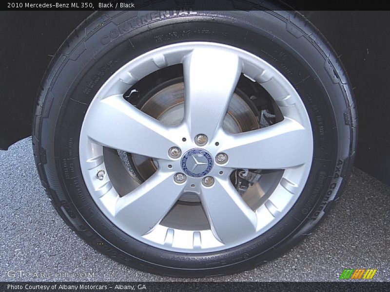 Black / Black 2010 Mercedes-Benz ML 350