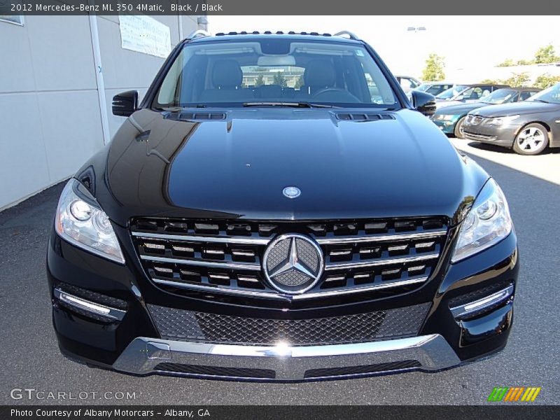 Black / Black 2012 Mercedes-Benz ML 350 4Matic