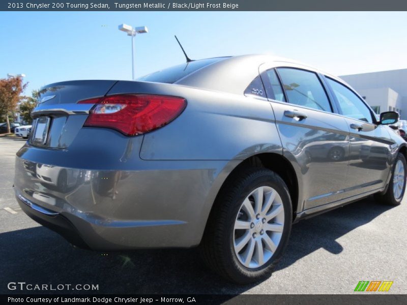 Tungsten Metallic / Black/Light Frost Beige 2013 Chrysler 200 Touring Sedan