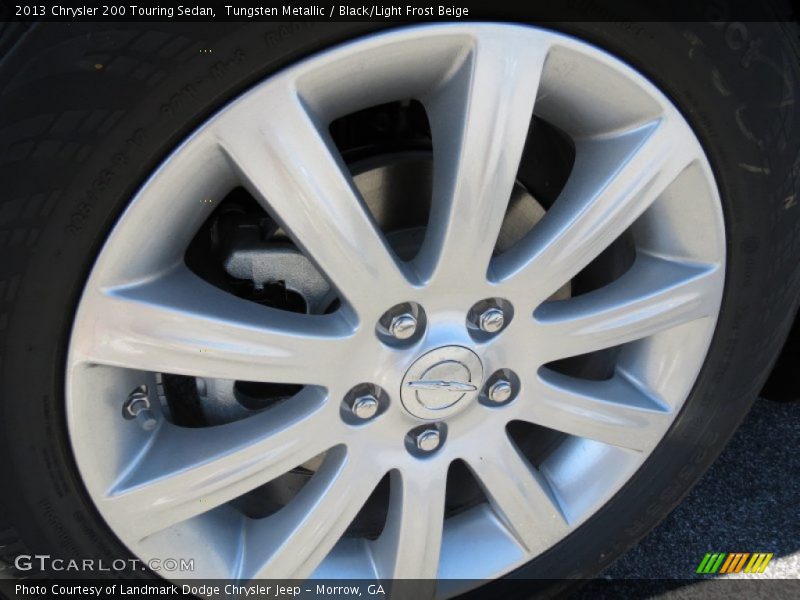 Tungsten Metallic / Black/Light Frost Beige 2013 Chrysler 200 Touring Sedan
