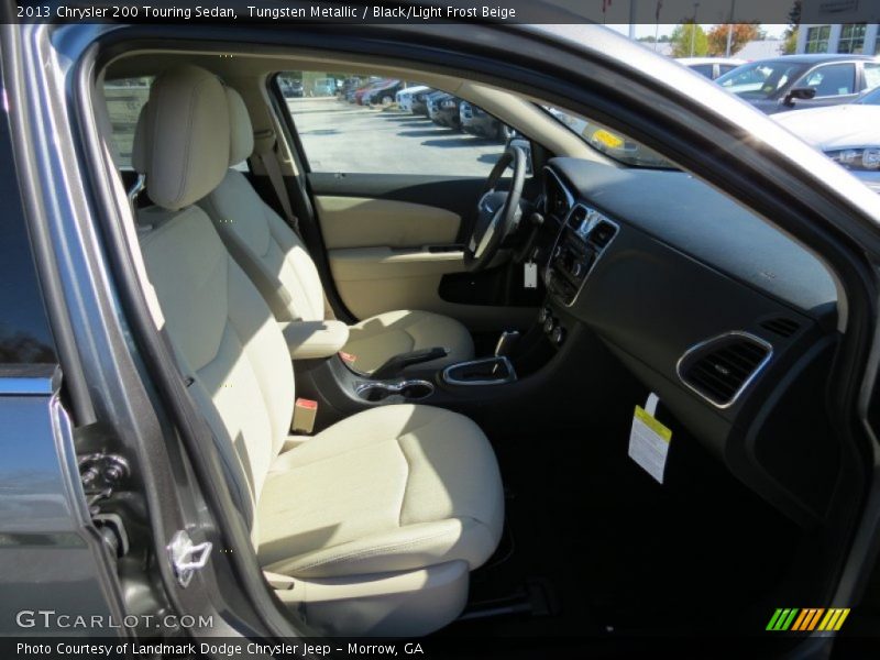 Tungsten Metallic / Black/Light Frost Beige 2013 Chrysler 200 Touring Sedan