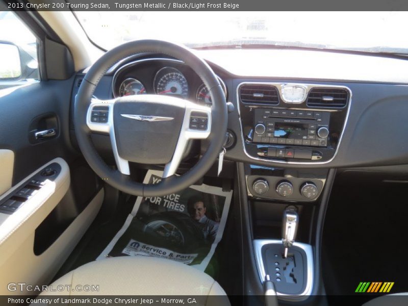 Tungsten Metallic / Black/Light Frost Beige 2013 Chrysler 200 Touring Sedan