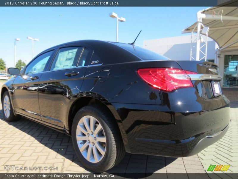 Black / Black/Light Frost Beige 2013 Chrysler 200 Touring Sedan