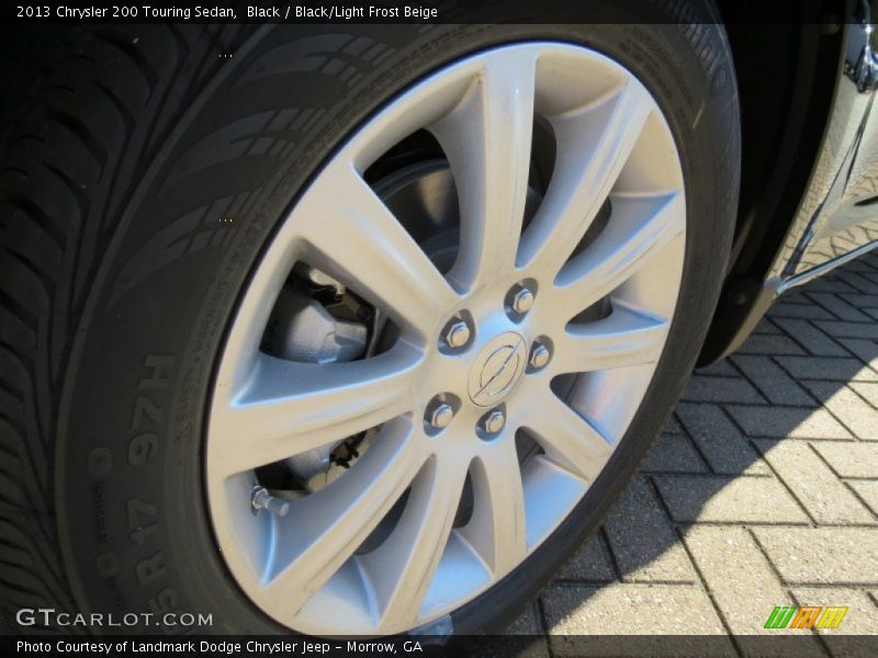 Black / Black/Light Frost Beige 2013 Chrysler 200 Touring Sedan