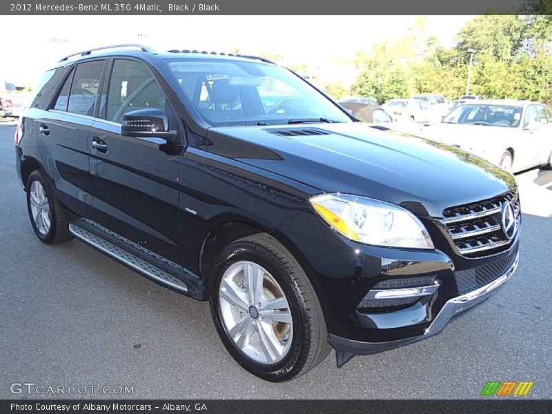 Black / Black 2012 Mercedes-Benz ML 350 4Matic