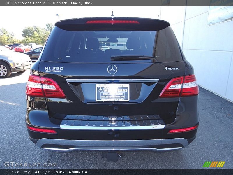 Black / Black 2012 Mercedes-Benz ML 350 4Matic