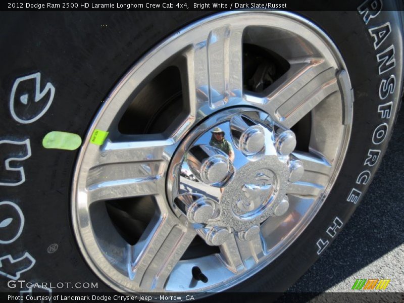 Bright White / Dark Slate/Russet 2012 Dodge Ram 2500 HD Laramie Longhorn Crew Cab 4x4
