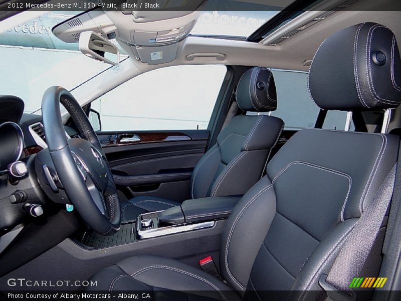 Black / Black 2012 Mercedes-Benz ML 350 4Matic