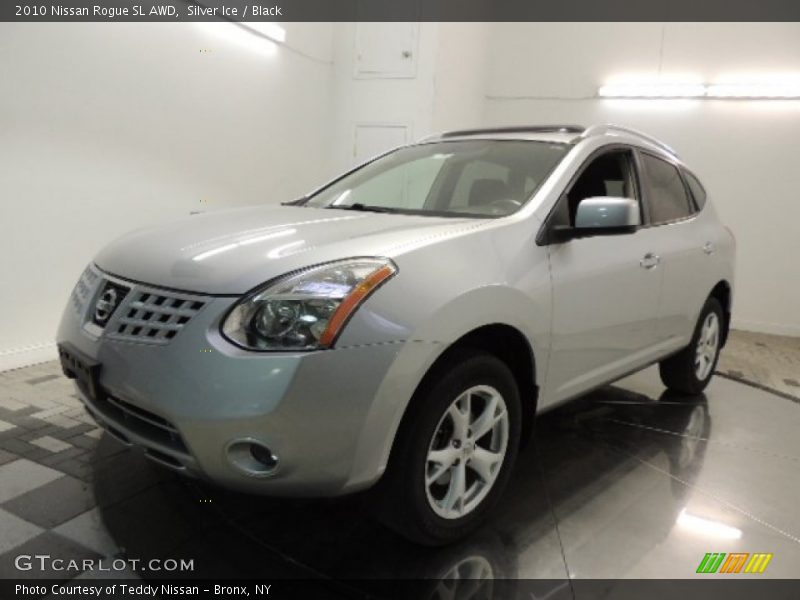 Silver Ice / Black 2010 Nissan Rogue SL AWD