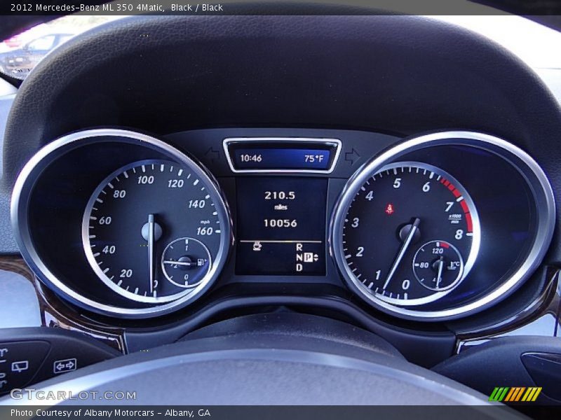 Black / Black 2012 Mercedes-Benz ML 350 4Matic