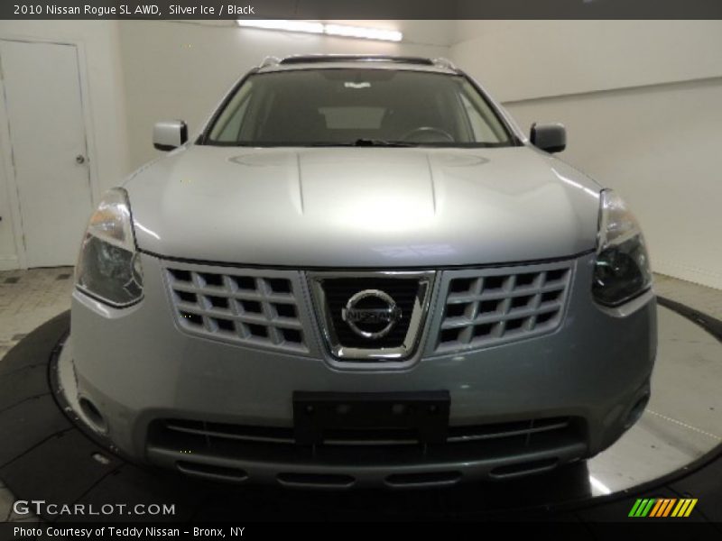 Silver Ice / Black 2010 Nissan Rogue SL AWD