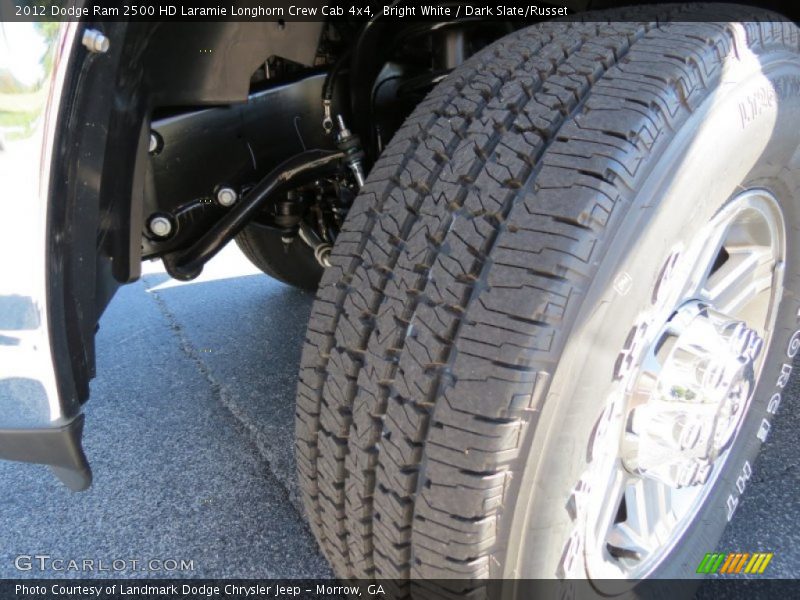 Bright White / Dark Slate/Russet 2012 Dodge Ram 2500 HD Laramie Longhorn Crew Cab 4x4