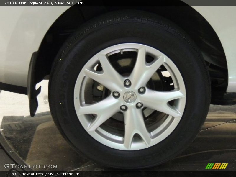 Silver Ice / Black 2010 Nissan Rogue SL AWD