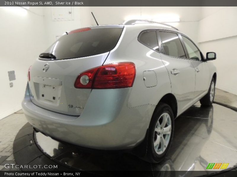 Silver Ice / Black 2010 Nissan Rogue SL AWD
