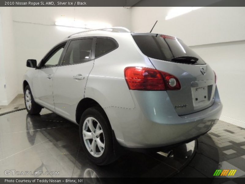 Silver Ice / Black 2010 Nissan Rogue SL AWD