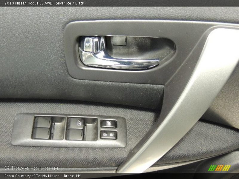 Silver Ice / Black 2010 Nissan Rogue SL AWD