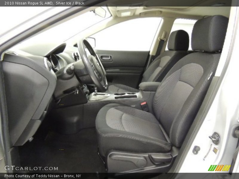 Silver Ice / Black 2010 Nissan Rogue SL AWD