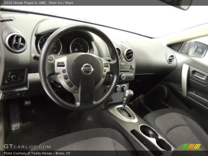 Silver Ice / Black 2010 Nissan Rogue SL AWD