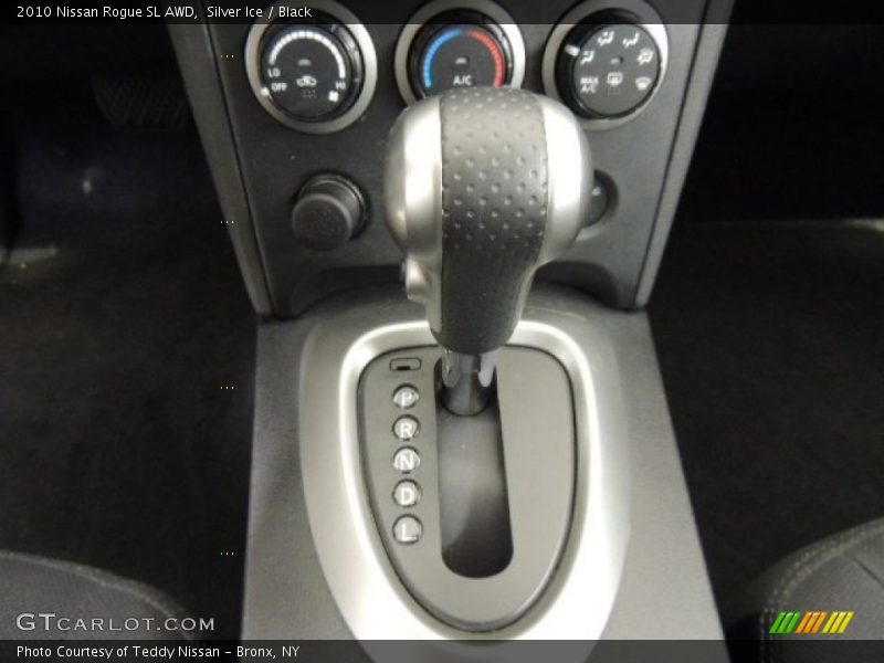 Silver Ice / Black 2010 Nissan Rogue SL AWD