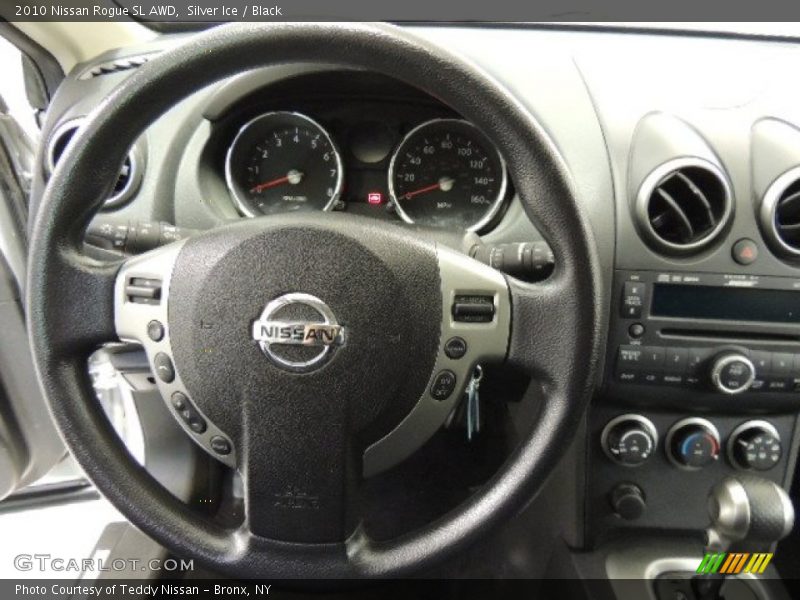 Silver Ice / Black 2010 Nissan Rogue SL AWD