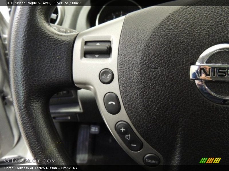 Silver Ice / Black 2010 Nissan Rogue SL AWD
