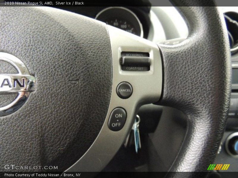Silver Ice / Black 2010 Nissan Rogue SL AWD