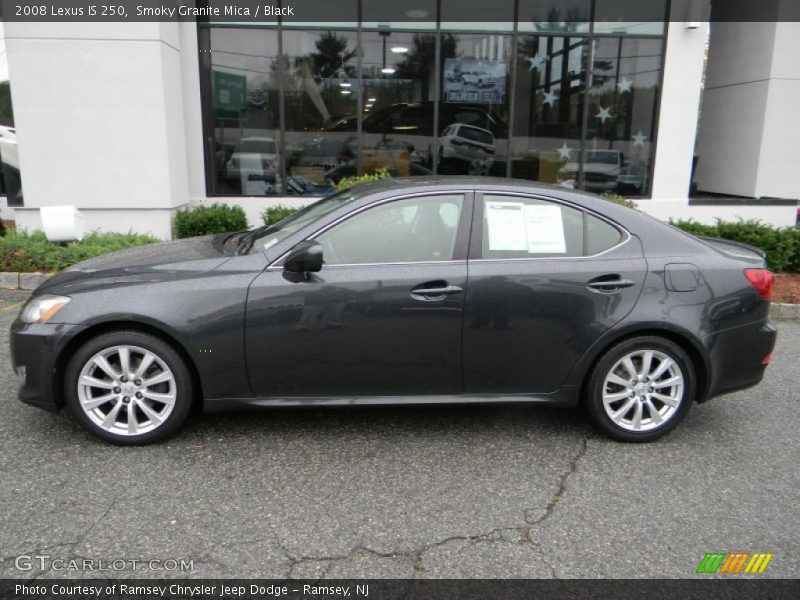 Smoky Granite Mica / Black 2008 Lexus IS 250