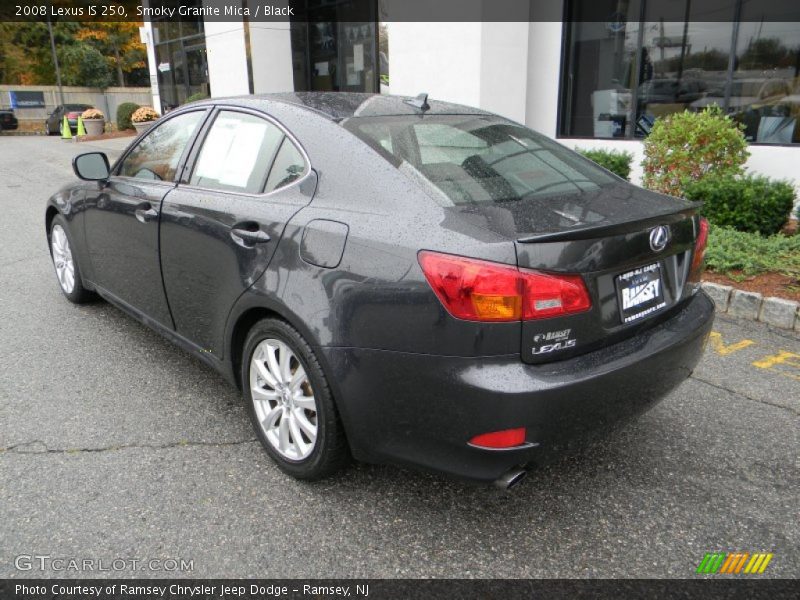 Smoky Granite Mica / Black 2008 Lexus IS 250