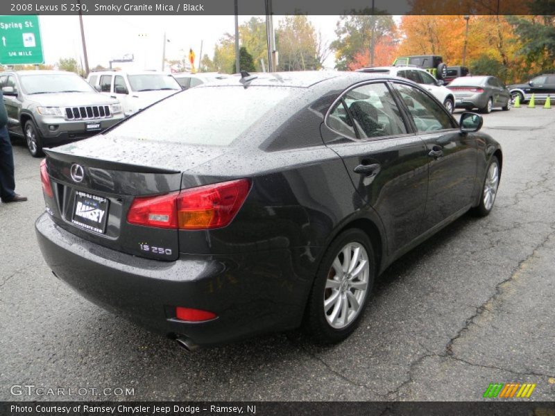 Smoky Granite Mica / Black 2008 Lexus IS 250