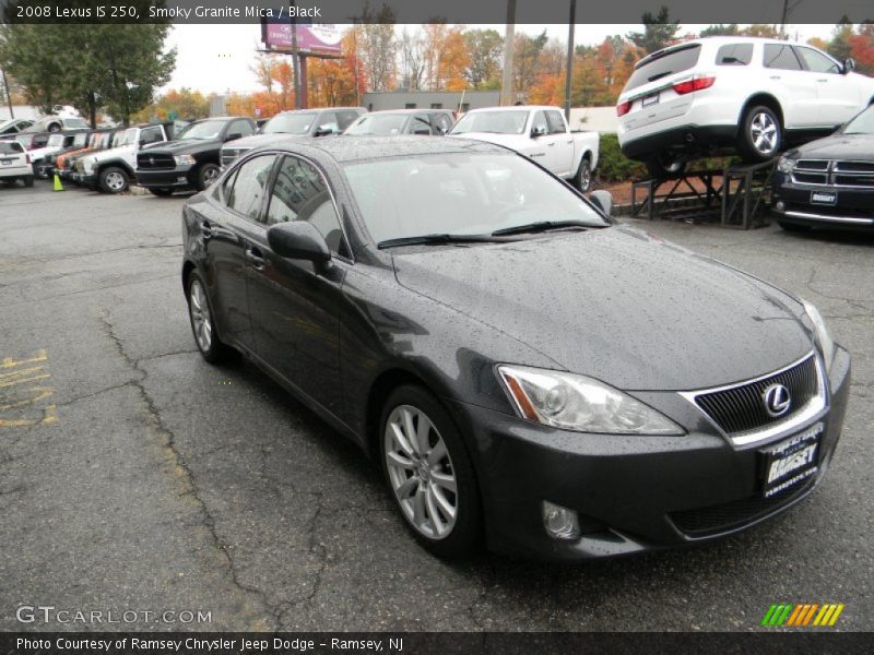 Smoky Granite Mica / Black 2008 Lexus IS 250