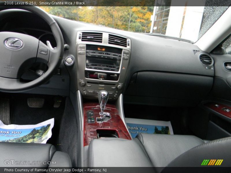 Smoky Granite Mica / Black 2008 Lexus IS 250