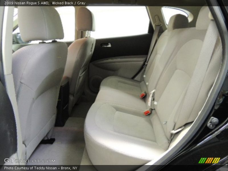 Wicked Black / Gray 2009 Nissan Rogue S AWD