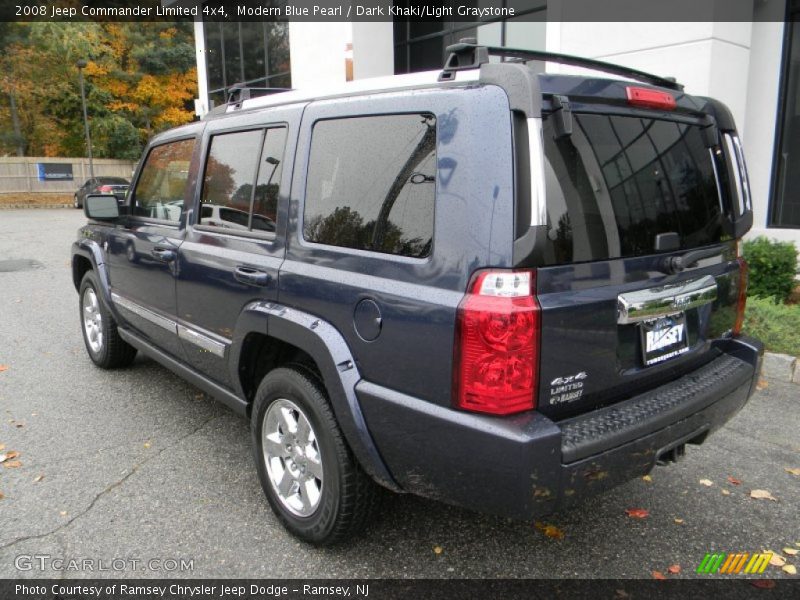 Modern Blue Pearl / Dark Khaki/Light Graystone 2008 Jeep Commander Limited 4x4