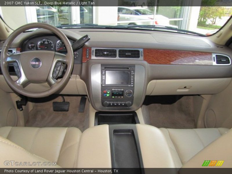 Deep Blue Metallic / Light Tan 2007 GMC Yukon SLT