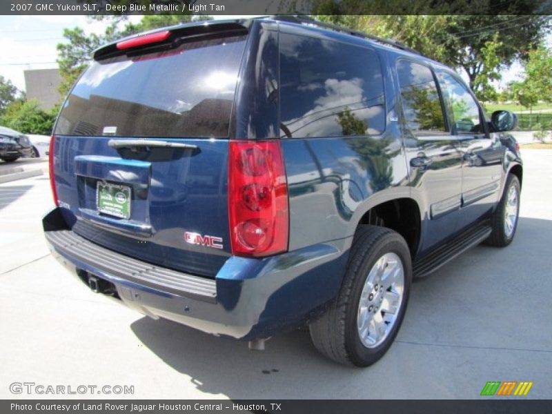 Deep Blue Metallic / Light Tan 2007 GMC Yukon SLT