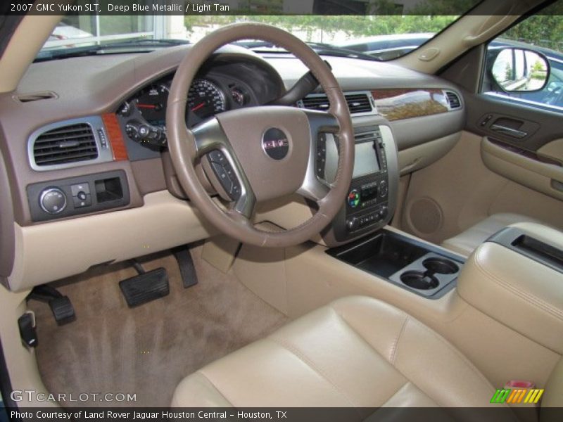 Deep Blue Metallic / Light Tan 2007 GMC Yukon SLT
