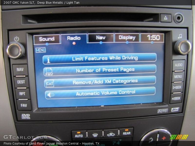 Deep Blue Metallic / Light Tan 2007 GMC Yukon SLT