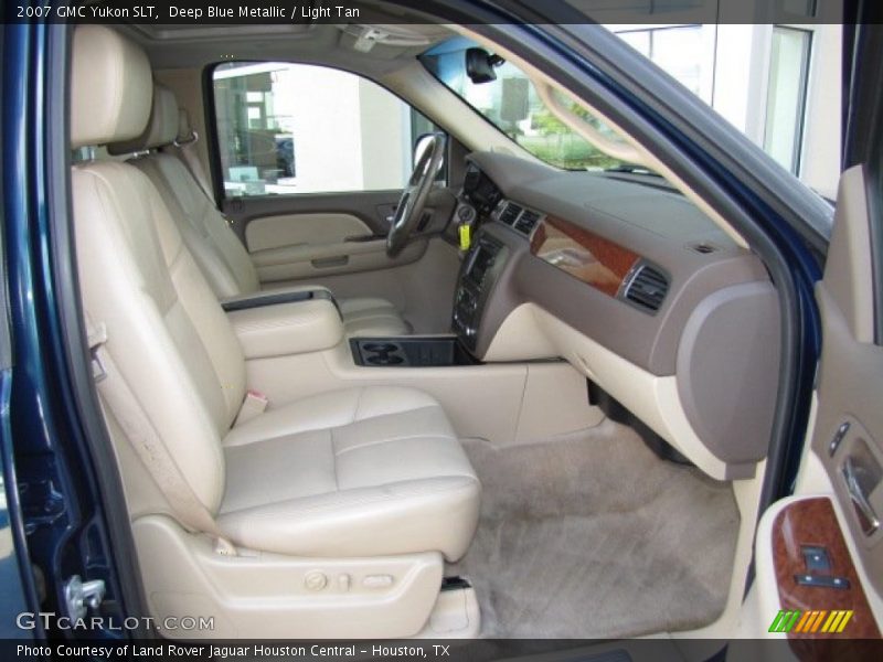 Deep Blue Metallic / Light Tan 2007 GMC Yukon SLT